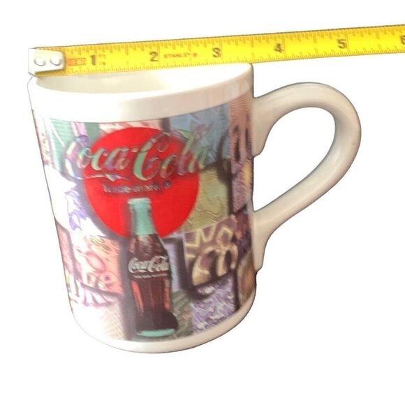Vintage Coca-Cola 1997 Always Refreshing Collectible Retro Tiffany Look Mug HTF - Picture 9 of 10